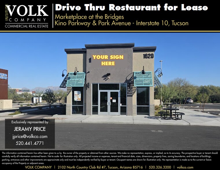 Primary Photo Of 1620 Tucson Marketplace blvd, Tucson Restaurant For Lease
