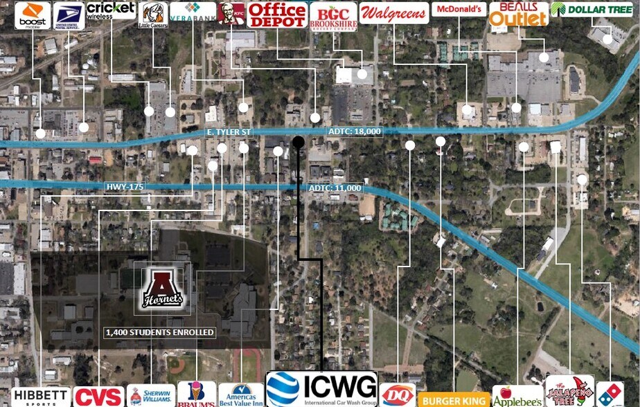 More Photos Of 714 E Tyler St, Athens Carwash For Sale