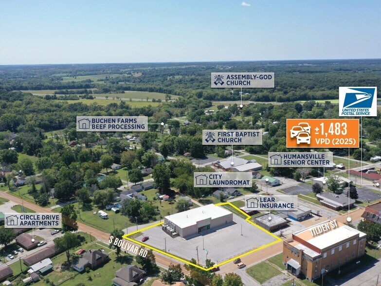 More Photos Of 201 E Tilden St, Humansville Freestanding For Sale