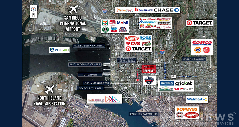 More Photos Of 726-730 Market St, San Diego Storefront Retail Residential For Lease