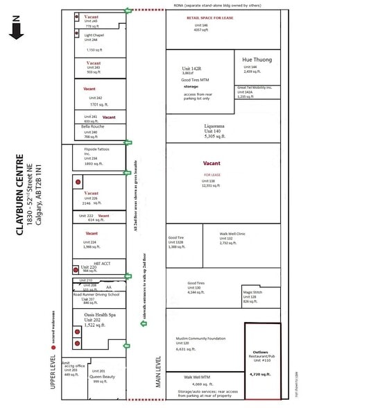 More Photos Of 1830 52nd St SE, Calgary Showroom For Lease