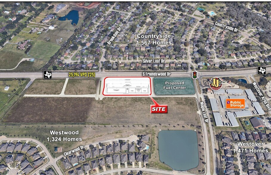 More Photos Of SWC of FM 518 & Maple Leaf Dr, League City Unknown For Lease