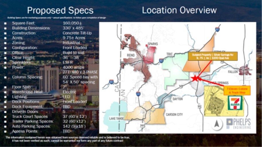 More Photos Of 3200 Opal Avenue Ave, Silver Springs Distribution For Lease