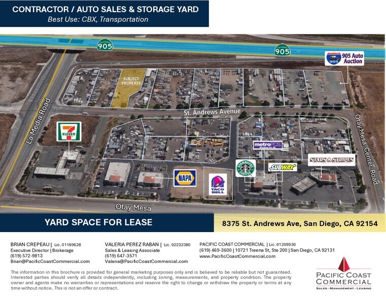 Primary Photo Of 8375 Saint Andrews Ave, San Diego Land For Lease