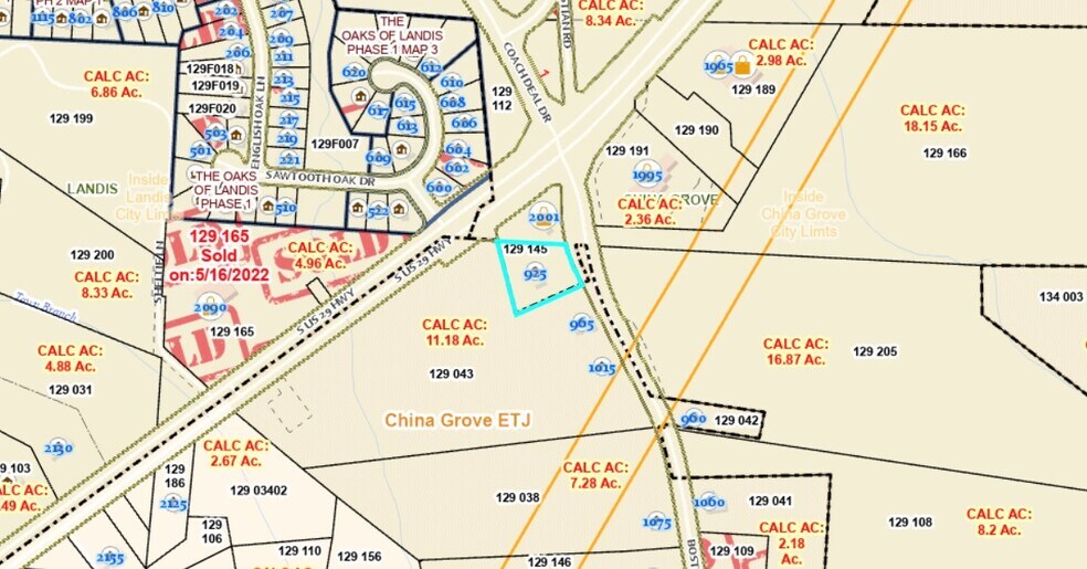 More Photos Of 925 Bostian Rd, China Grove Land For Sale