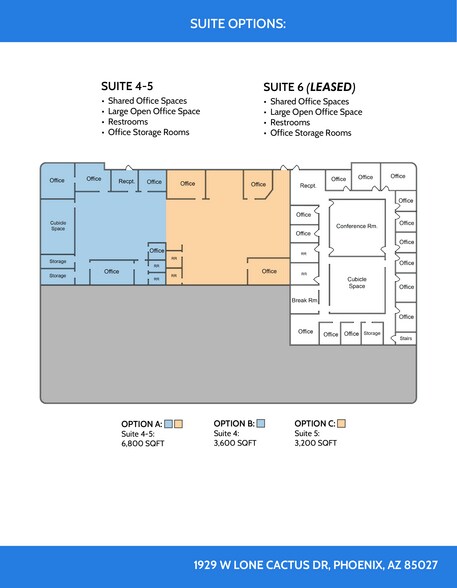 More Photos Of 1929 W Lone Cactus Dr, Phoenix Light Distribution For Lease
