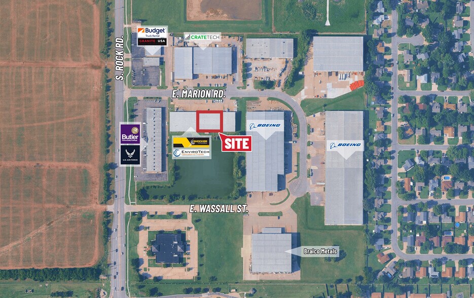 More Photos Of 8021 E Marion Rd, Wichita Warehouse For Lease