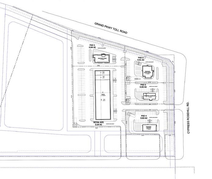 More Photos Of Grand Pkwy & Cypress Rosehill Rd, Tomball Land For Lease