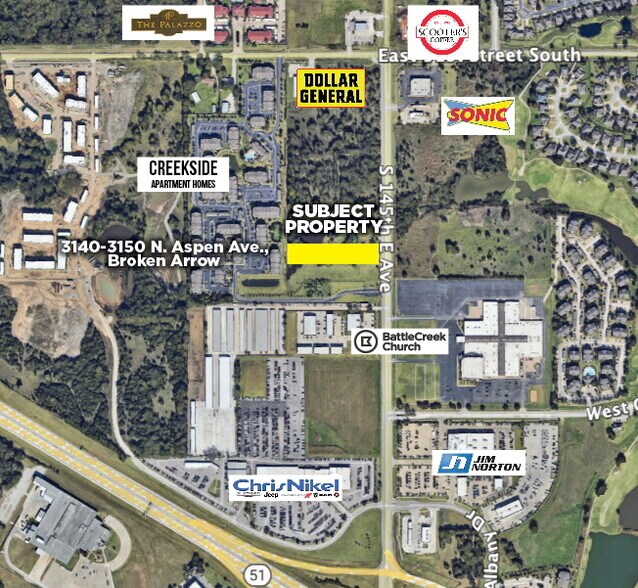 Primary Photo Of 3140-3150 N Aspen Ave, Broken Arrow Land For Sale