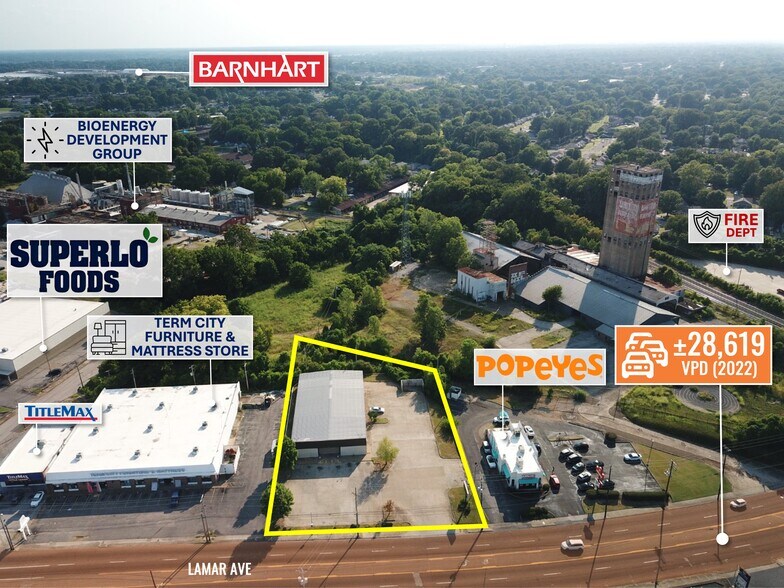 More Photos Of 2245 Lamar Ave, Memphis Freestanding For Sale