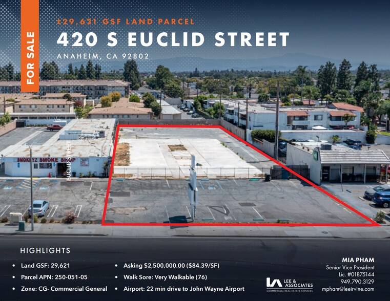 More Photos Of 420 S Euclid St, Anaheim Land For Sale