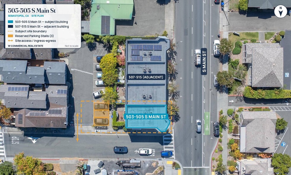 More Photos Of 503-515 S Main St, Sebastopol Storefront Retail Residential For Sale