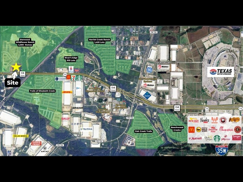 More Photos Of Corner of Wildflower Ranch and Hwy 114, Justin General Retail For Lease