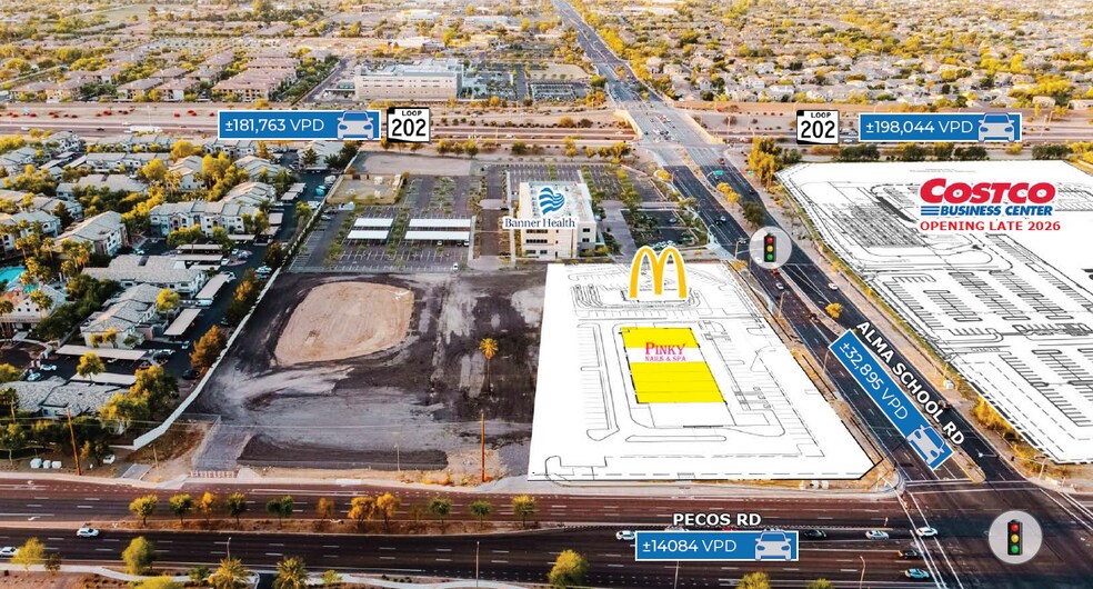 More Photos Of NEC Alma School Rd & Loop 202, Chandler Land For Lease