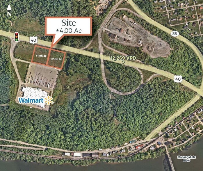 Primary Photo Of Highway 40 E @ Wilson Road, West Brownsville Land For Sale