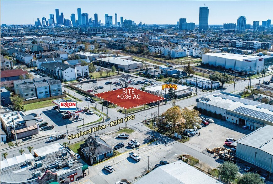 Primary Photo Of 1410 Shepherd Dr, Houston Land For Lease