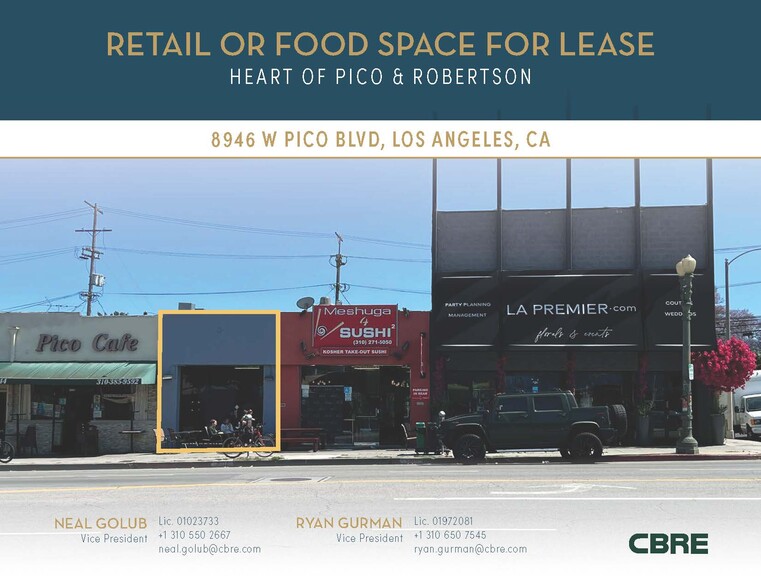 Primary Photo Of 8946-8948 W Pico Blvd, Los Angeles Storefront For Lease