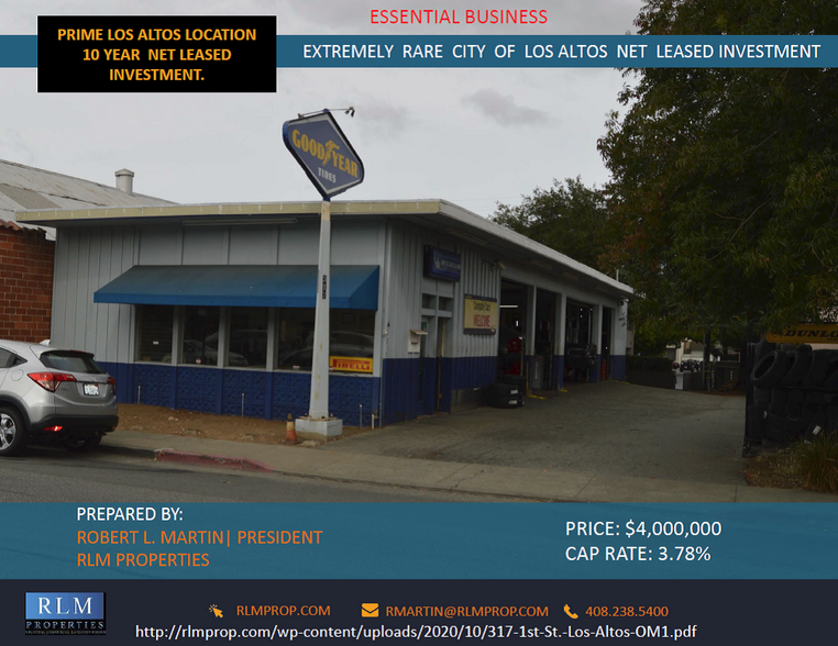 More Photos Of 317 1st St, Los Altos Auto Repair For Sale