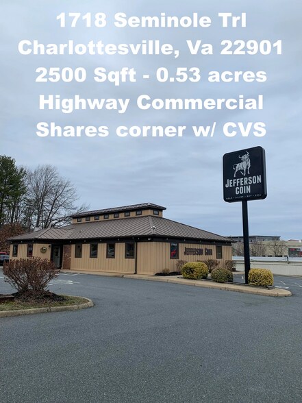 Primary Photo Of 1718 Seminole Trl, Charlottesville Fast Food For Sale