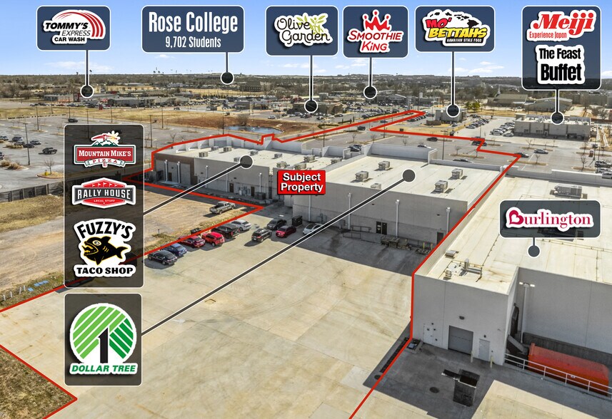 More Photos Of 5825-5855 SE 15th St, Midwest City General Retail For Sale
