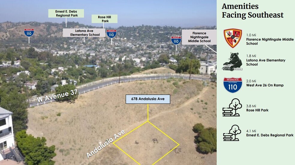 More Photos Of 678 Andalusia ave, Los Angeles Land For Sale