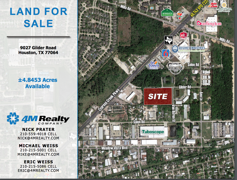 Primary Photo Of 9027 Gilder Rd, Houston Land For Sale