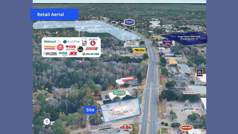 More Photos Of 2410 Apalachee Pky, Tallahassee Fast Food For Lease
