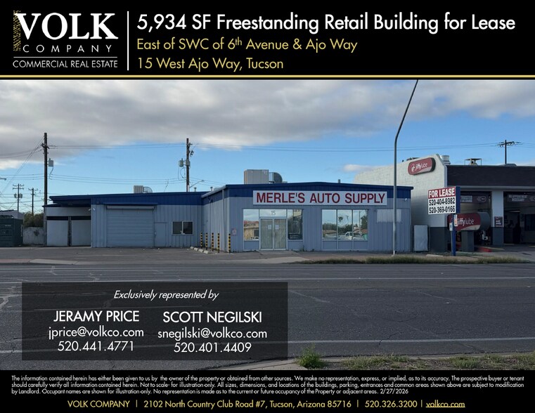 Primary Photo Of 15 W Ajo Way, Tucson Freestanding For Lease
