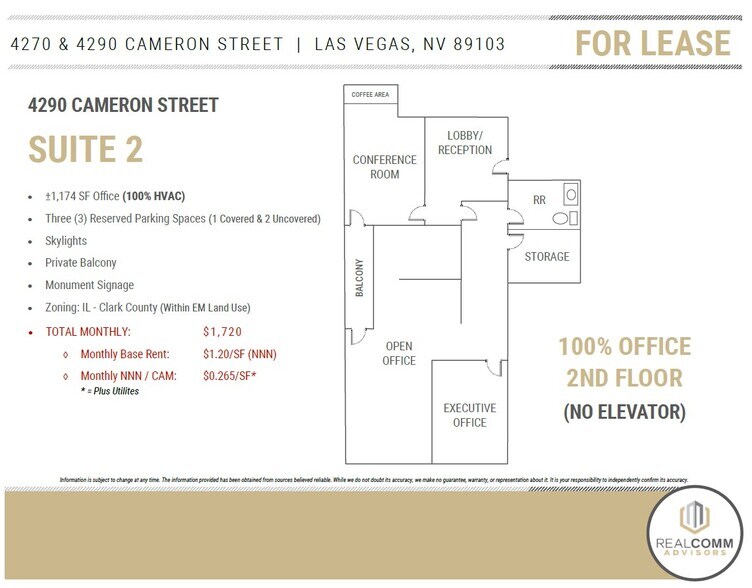 More Photos Of 4290 Cameron St, Las Vegas Unknown For Lease
