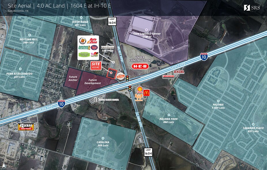 More Photos Of 1604 E at IH-10 E, Converse Land For Sale