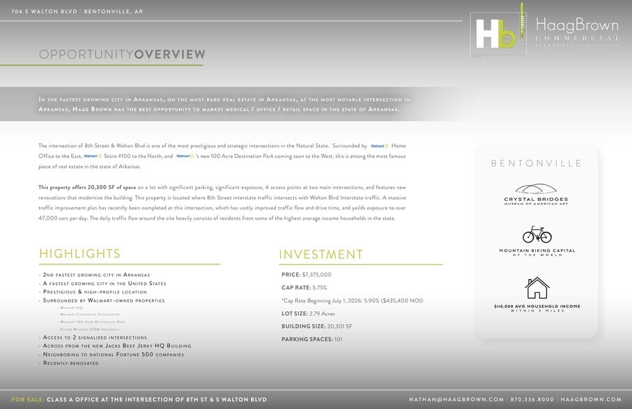 More Photos Of 706 S Walton Blvd, Bentonville Medical For Sale