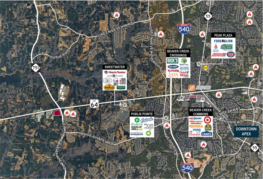 More Photos Of 44 New Hill Rd, Apex Medical For Lease