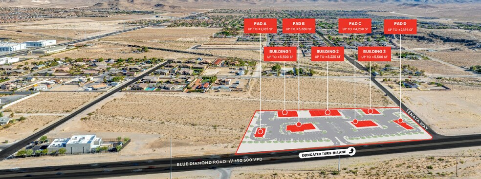 More Photos Of SEC Blue Diamond Rd & Tenaya Way, Las Vegas Unknown For Lease