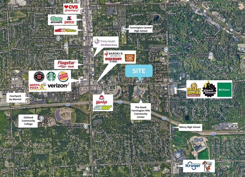 More Photos Of 29950-29970 W 12 Mile Rd, Farmington Hills Storefront Retail Office For Lease