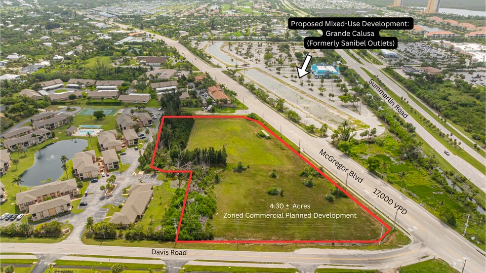 Primary Photo Of 16984-16998 McGregor Blvd, Fort Myers Land For Sale