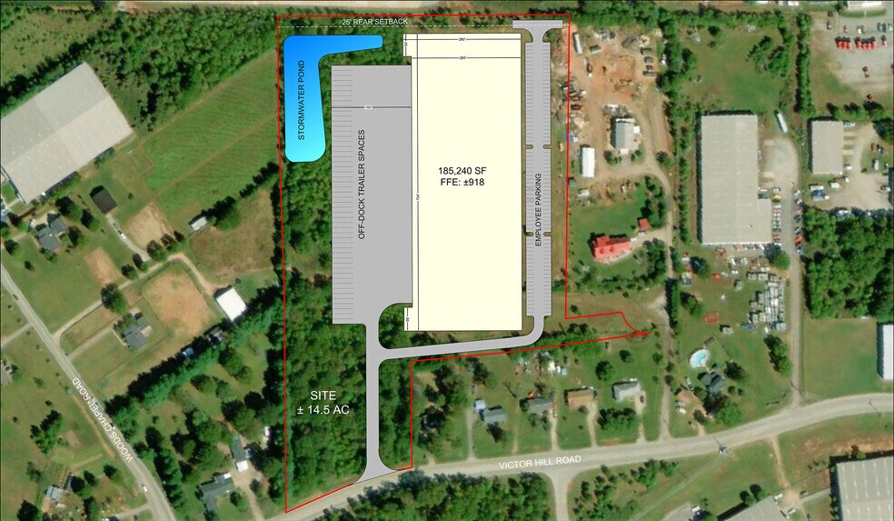 More Photos Of 1117 Victor Hill Rd, Greer Distribution For Lease
