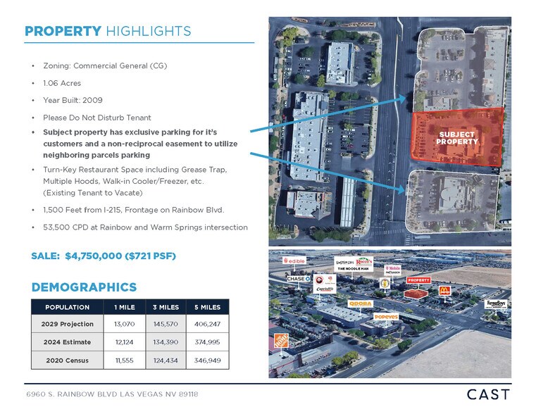 More Photos Of 6960 S Rainbow Blvd, Las Vegas Restaurant For Sale