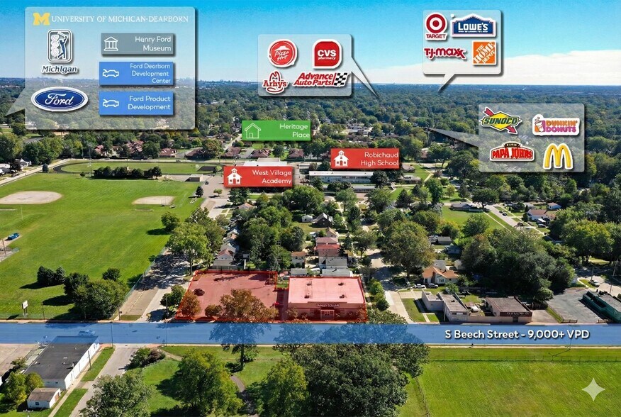 More Photos Of 3543 S Beech Daly St, Dearborn Heights Freestanding For Sale