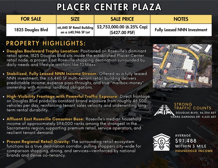 More Photos Of 1825 Douglas Blvd, Roseville Freestanding For Sale