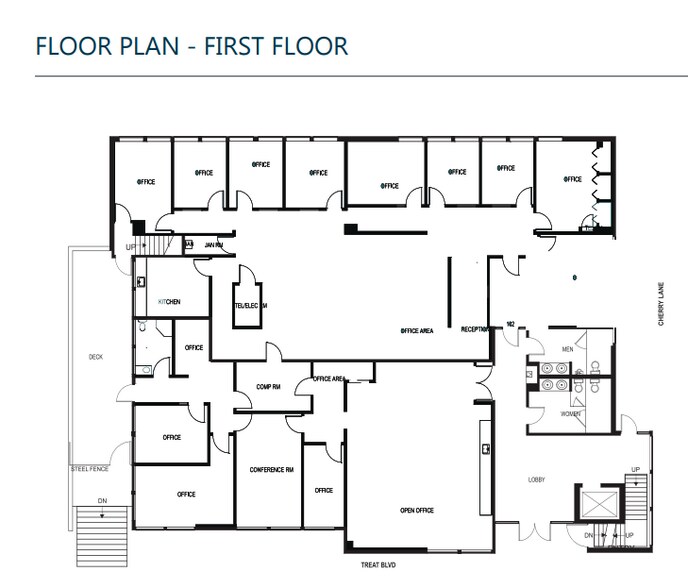 More Photos Of 1485 Treat Blvd, Walnut Creek Loft Creative Space For Sale