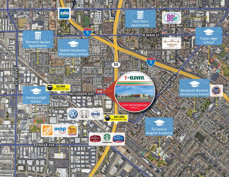 More Photos Of NWC McFadden & Tustin Village Way ave, Tustin Convenience Store For Sale