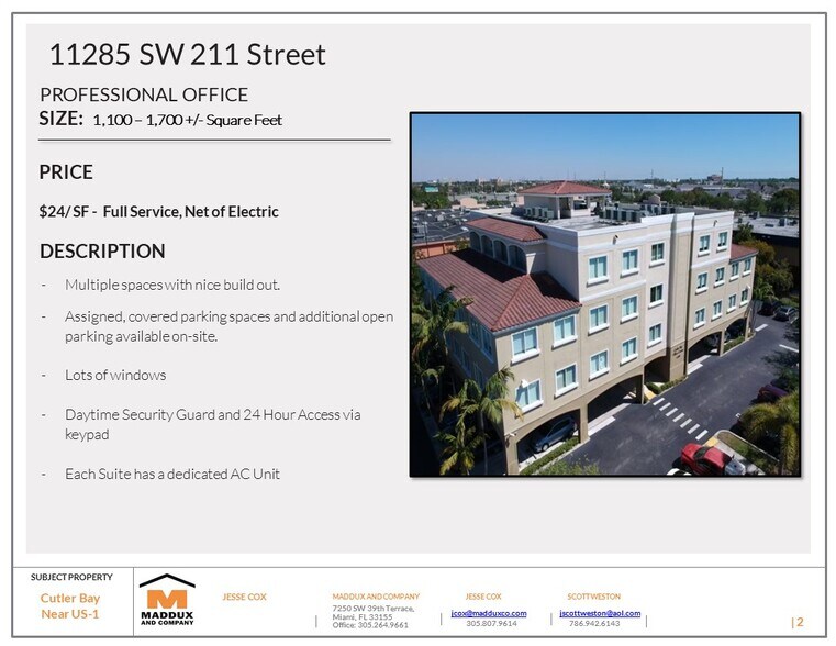 More Photos Of 11285 SW 211th St, Miami Office For Lease