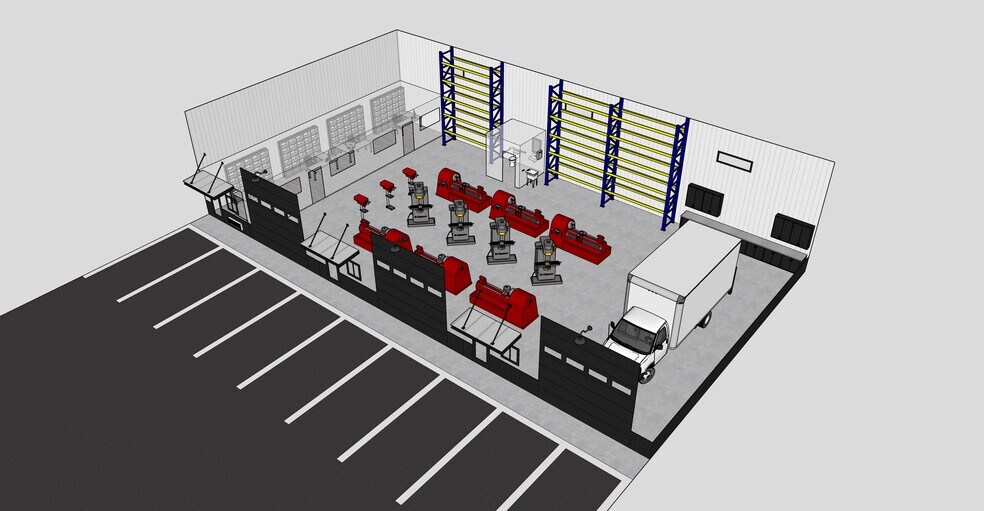 More Photos Of 71 N Kings Chapel Dr, Troy Light Manufacturing For Lease