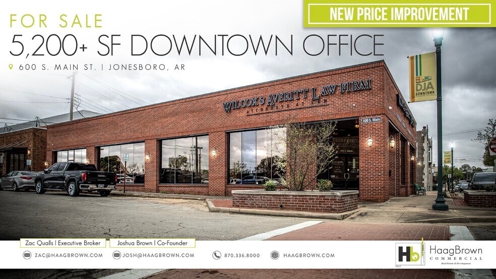 Primary Photo Of 600 S Main St, Jonesboro Office For Sale