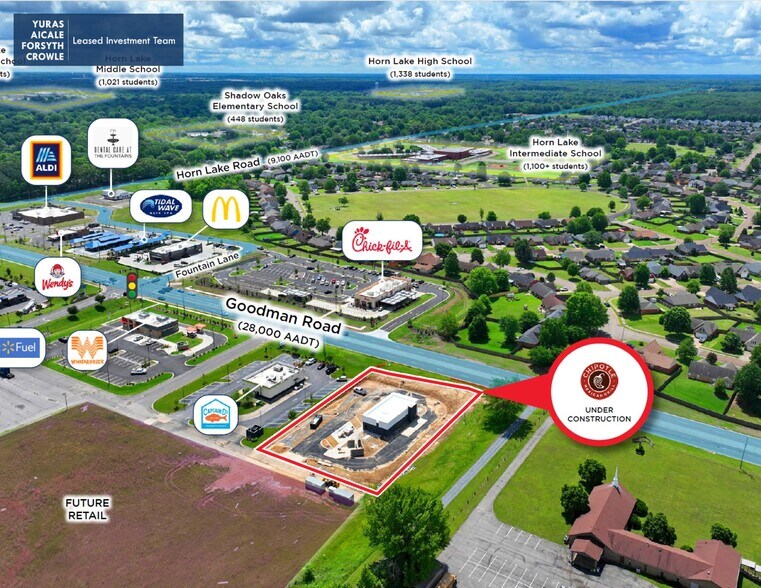 More Photos Of 4354 Goodman Rd, Horn Lake Fast Food For Sale