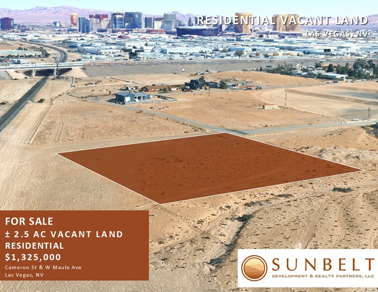 Primary Photo Of W Maule Ave @ Cameron, Las Vegas Land For Sale