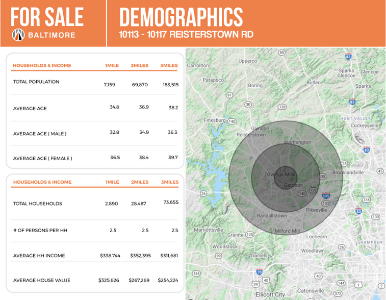 More Photos Of 10113-10117 Reisterstown Rd, Owings Mills Restaurant For Sale