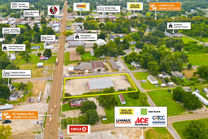 More Photos Of 504 N EE Wallace Blvd, Ferriday Storefront For Sale