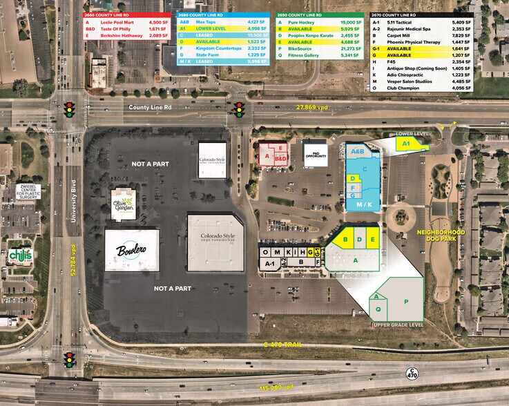 More Photos Of 2660-2690 E County Line Rd, Highlands Ranch Unknown For Lease