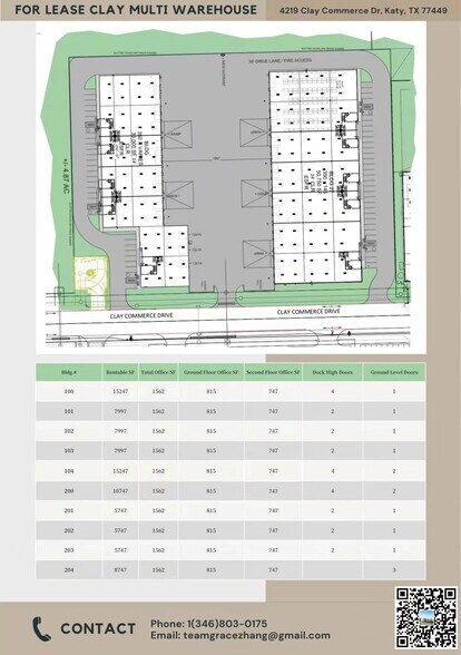 More Photos Of 4219 Clay Commerce Dr, Katy Warehouse For Lease